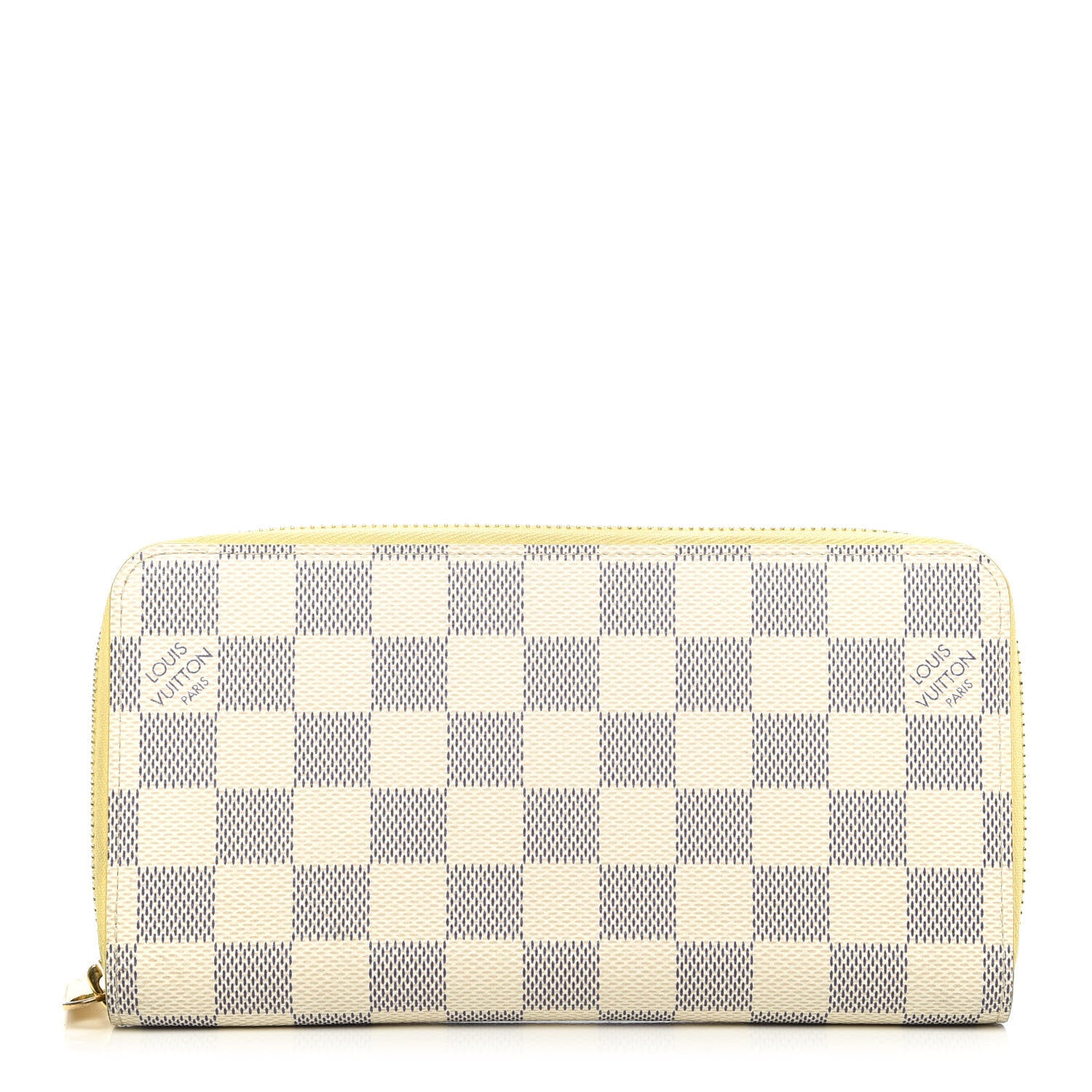 Louis Vuitton Damier Azur Zippy Wallet Jaune Pale 1 of 10