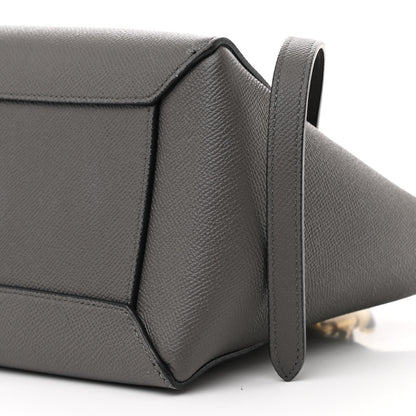 Celine Grained Calfskin Micro Belt Bag Grey 10 of 10