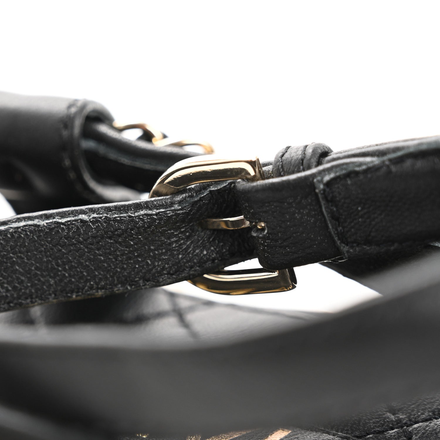 Chanel Lambskin Chain CC Thong Espadrille Sandals 41 Black 10 of 10
