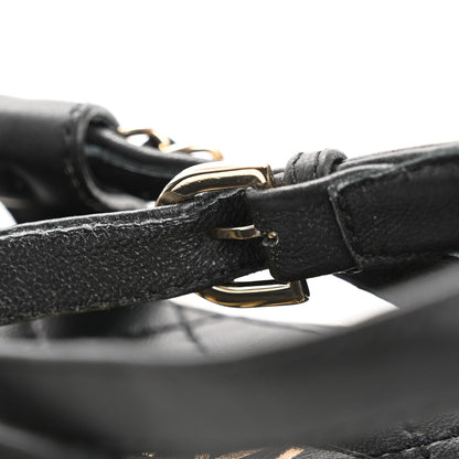 Chanel Lambskin Chain CC Thong Espadrille Sandals 41 Black 10 of 10
