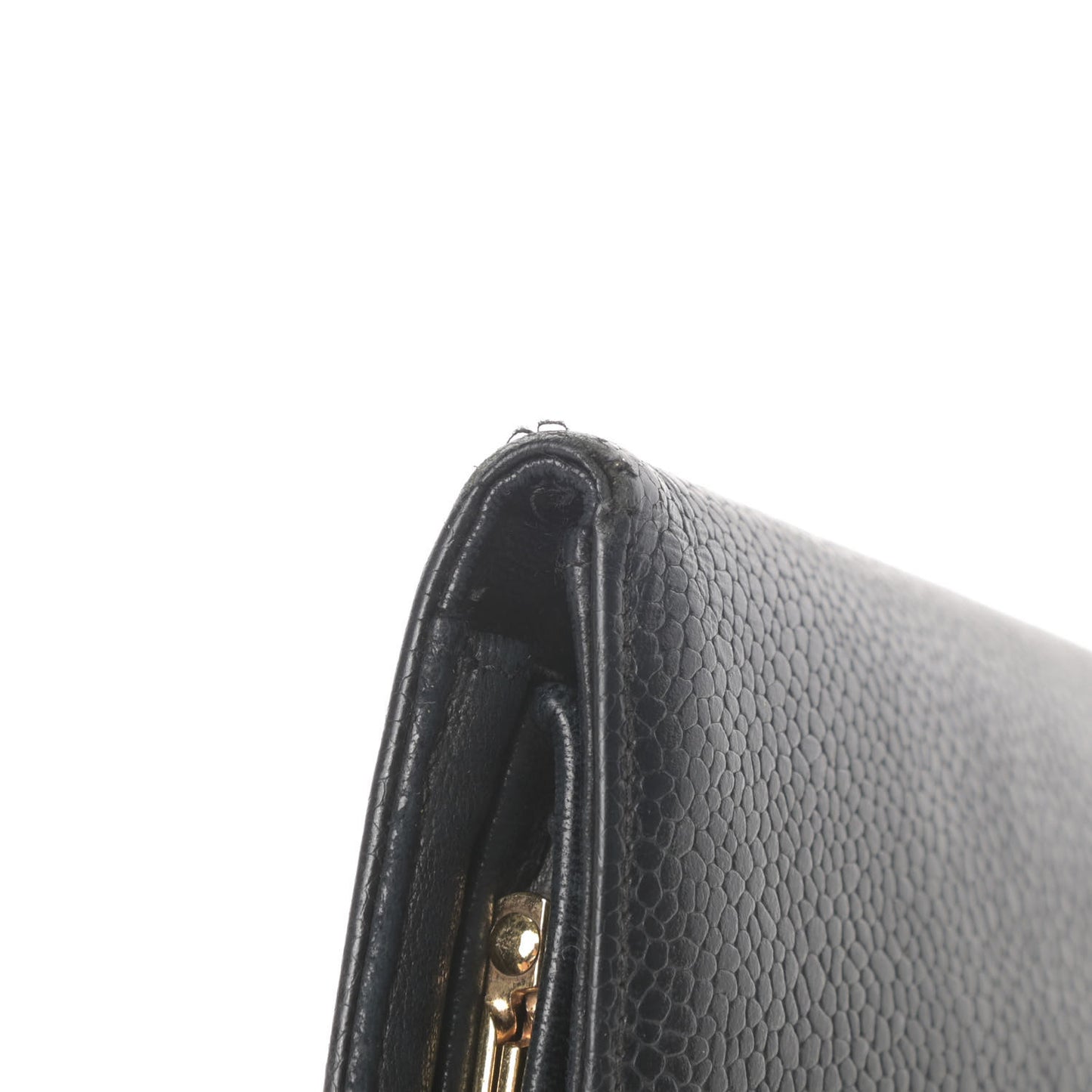 Caviar Timeless CC French Wallet Black