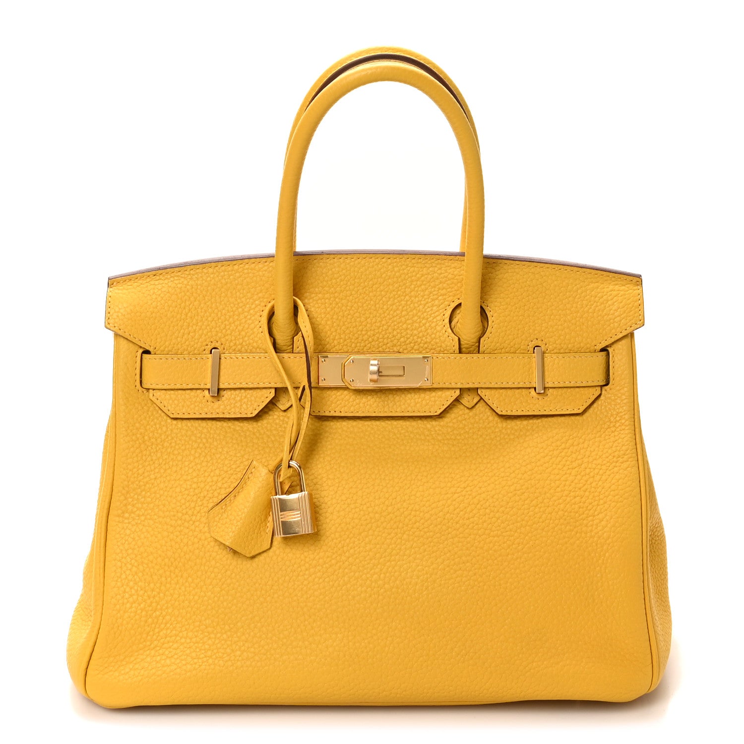 Hermes Togo BIRKIN 30 Jaune Ambre 1 of 10