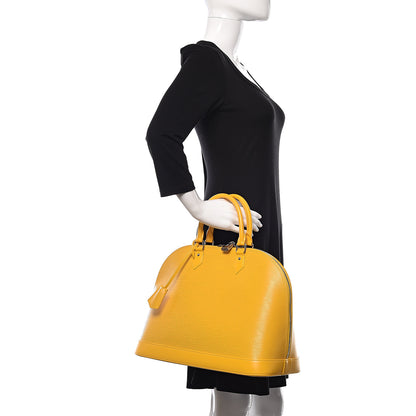 Louis Vuitton Epi Alma GM Citron 2 of 8