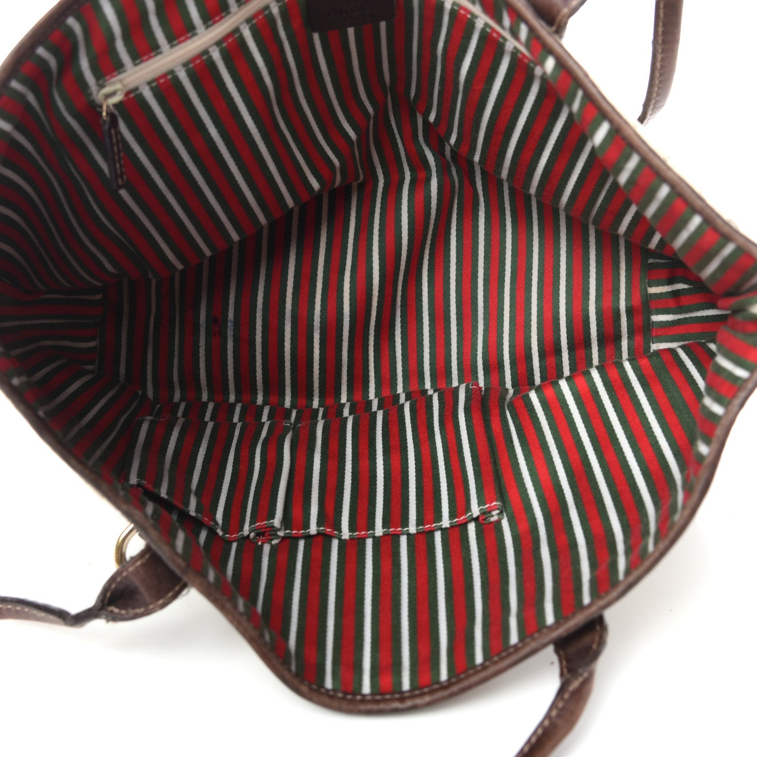 Gucci Monogram Medium New Britt Tote Brown 5 of 15