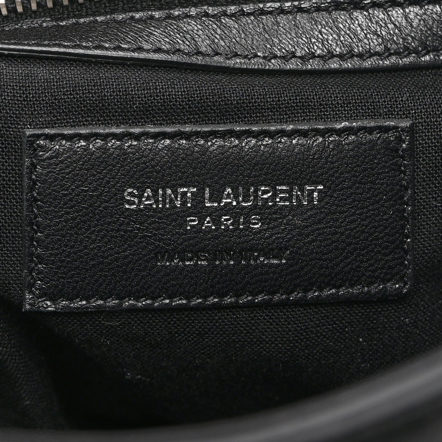 Saint Laurent Calfskin Fringe Festival Backpack Black 6 of 10