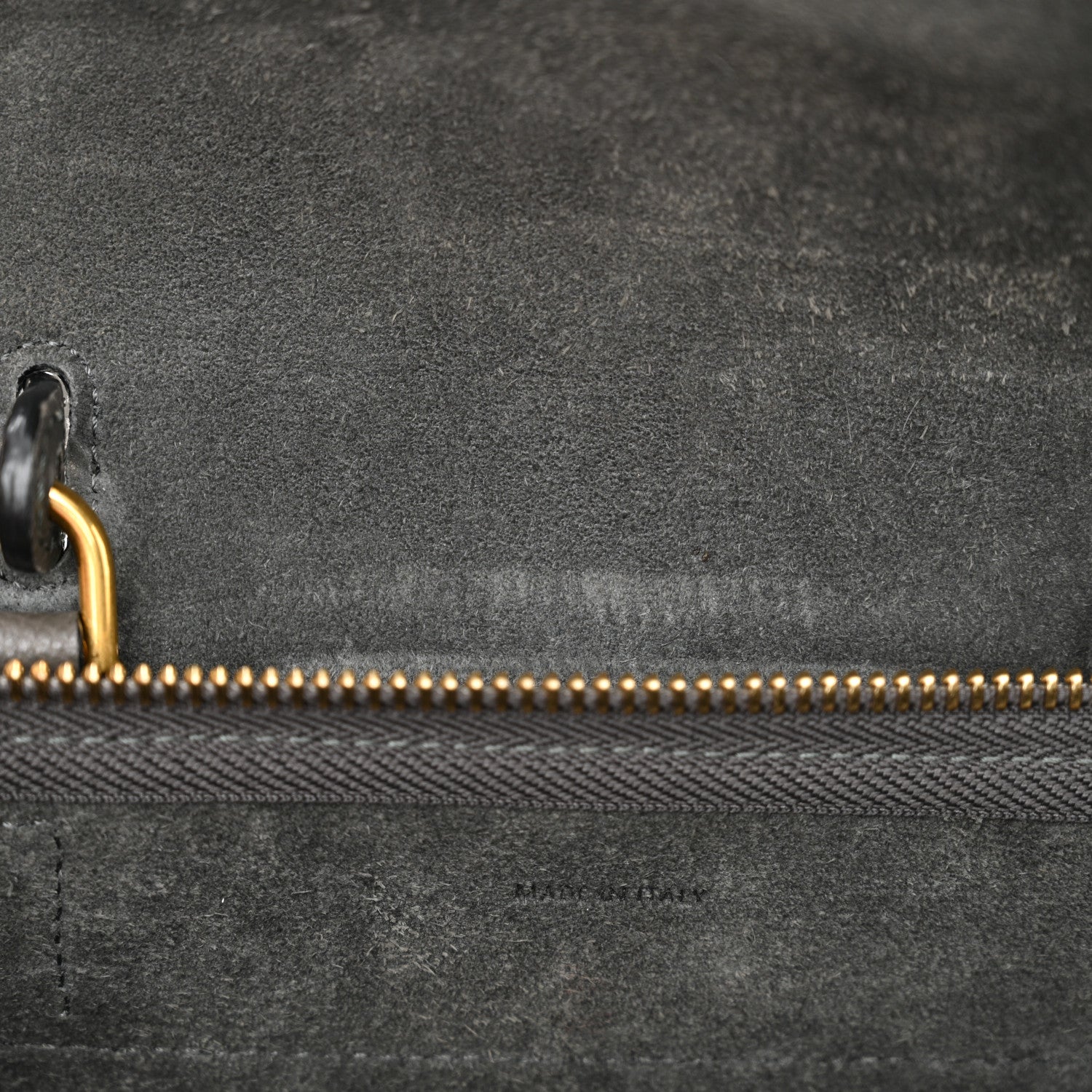 Celine Grained Calfskin Nano Belt Bag Grey 11 of 14