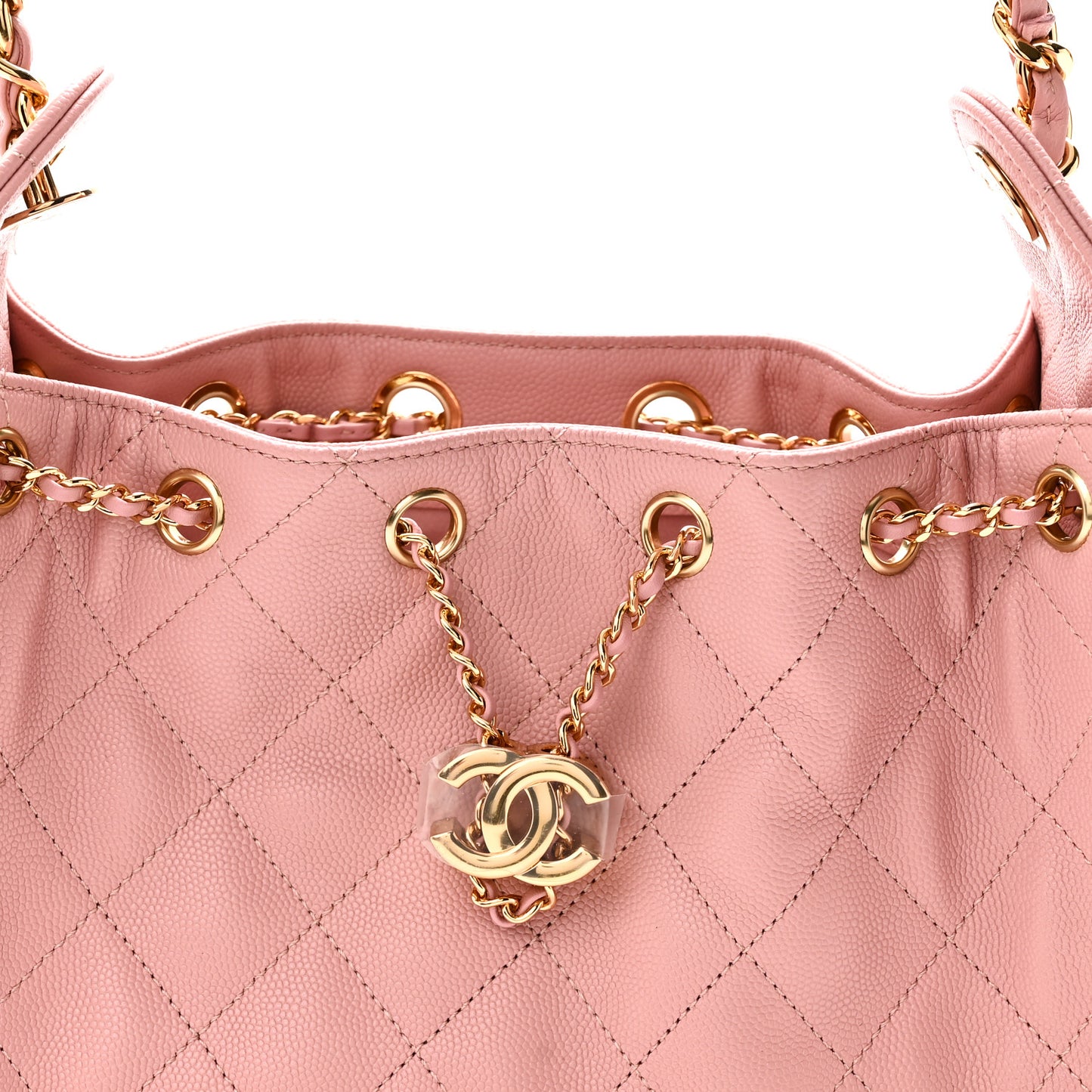 Caviar Quilted Mini Chanel 25 Handbag Rose