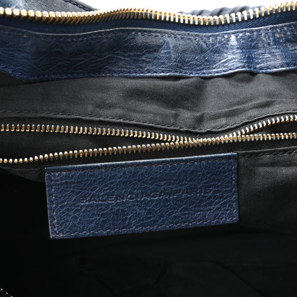Balenciaga Agneau Giant 12 Gold Hardware Work Bleu Mineral 6 of 10