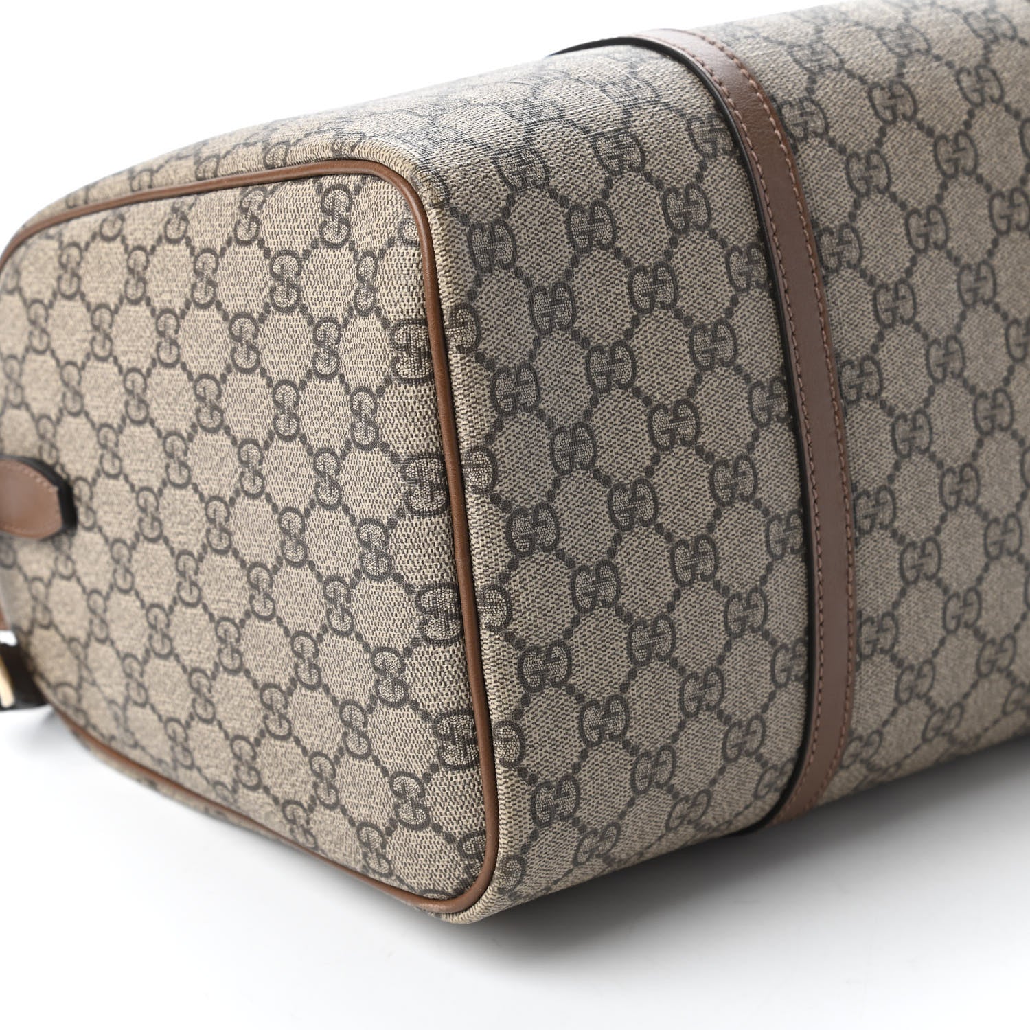 Gucci GG Supreme Monogram Margaux Calfskin Medium Nice Boston Beige Ebony Acero 6 of 12