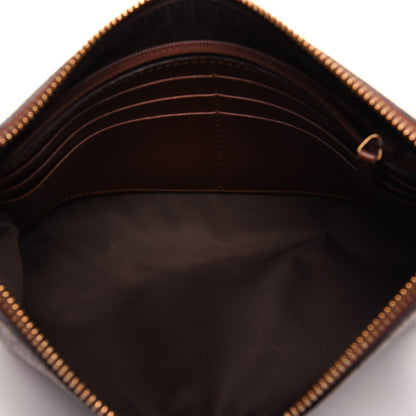 Gucci GG Supreme Monogram Wrist Wallet Brown 5 of 10