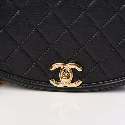 Chanel Calfskin Quilted Small Underline Flap Black 8 of 12