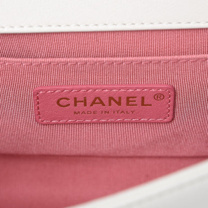 Chanel Calfskin Embroidered Small Boy Flap Ivory 6 of 13