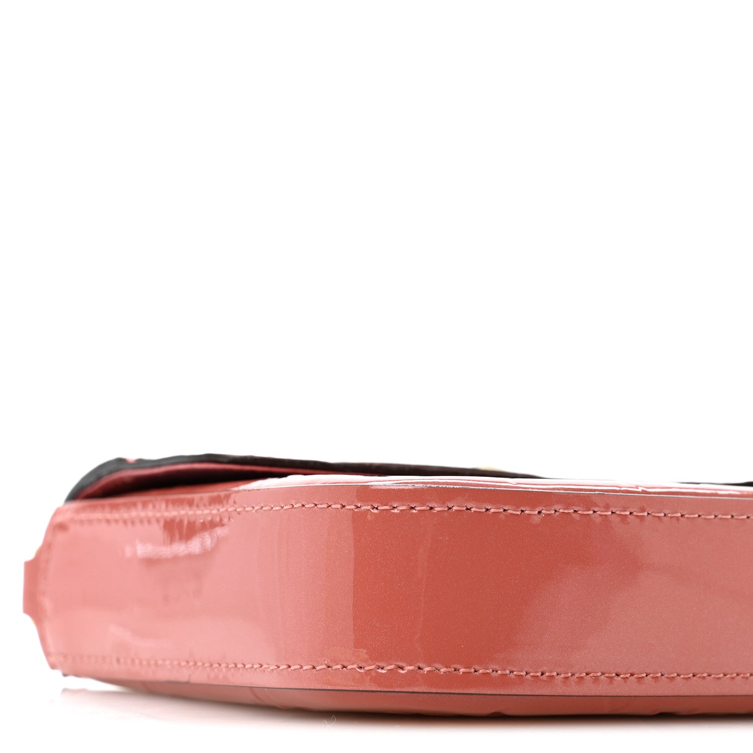 Louis Vuitton Vernis Valentine Dog Pochette Felicie Chain Wallet Pink 10 of 12