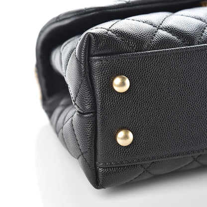 Chanel Caviar Quilted Mini Coco Handle Flap Black 5 of 10