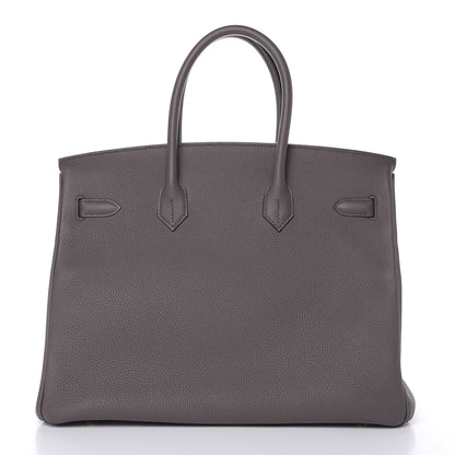 Hermes Togo Birkin 35 Etain 3 of 29