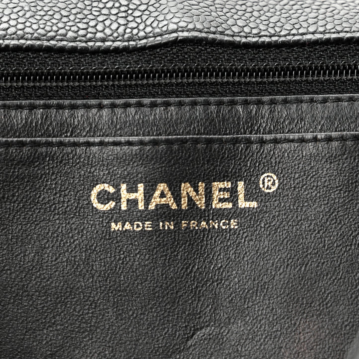 Caviar Quilted Jumbo Single Flap Black