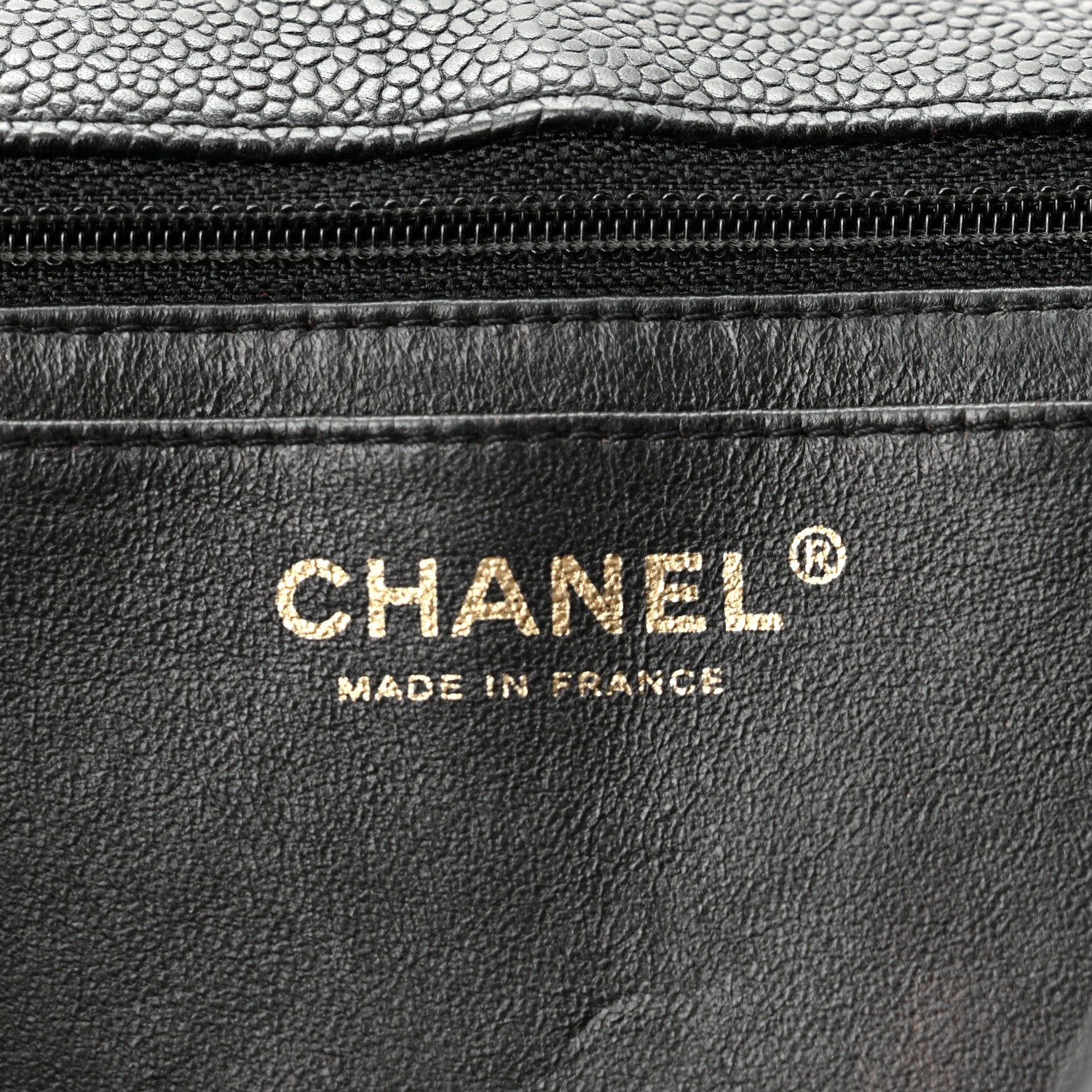 Chanel Caviar Quilted Jumbo Single Flap Black 6 of 10