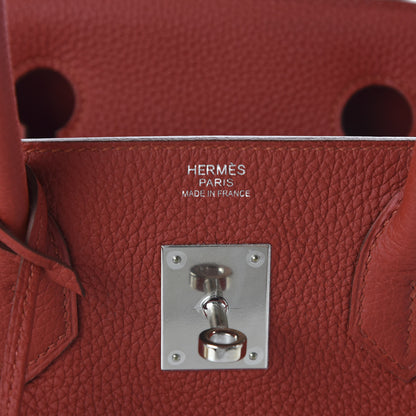 Hermes Togo Birkin 30 Vermillion 8 of 11
