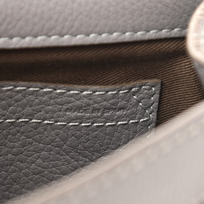 Chloe Calfskin Mini Marcie Round Crossbody Bag Cashmere Grey 7 of 10
