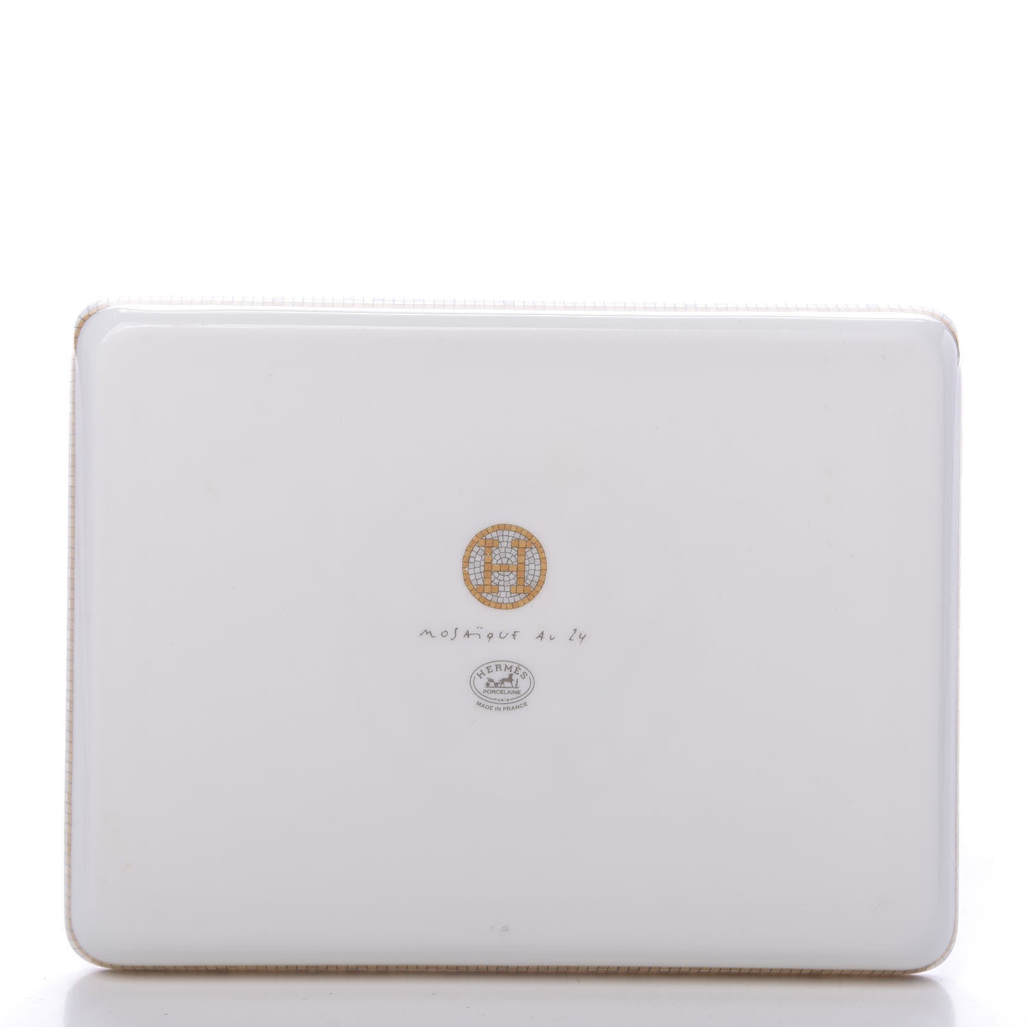 Hermes Porcelain Mosaique au 24 Sushi Plate 3 of 8