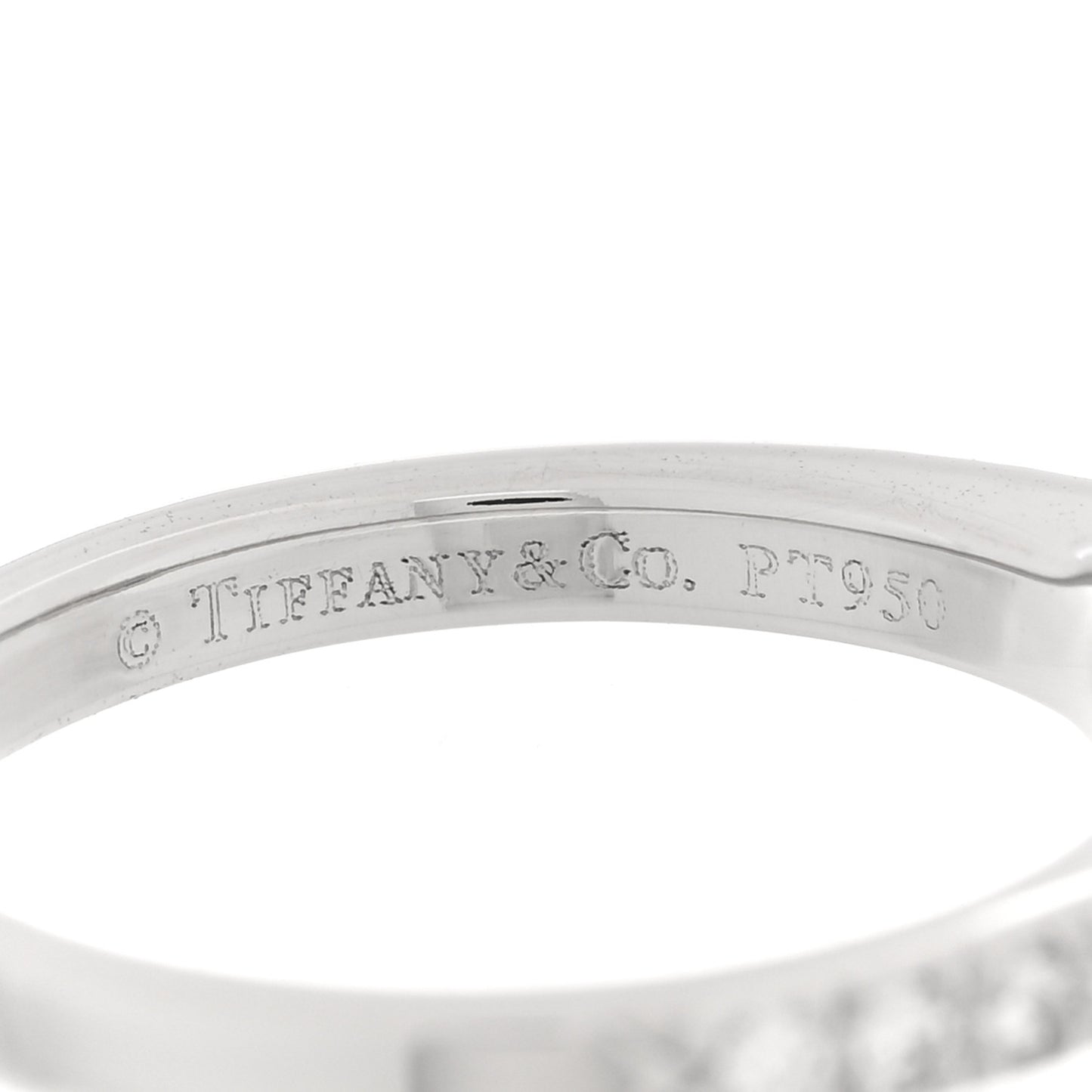 Platinum Diamond .43ct Novo Cushion Cut Engagement Ring 46 3.75