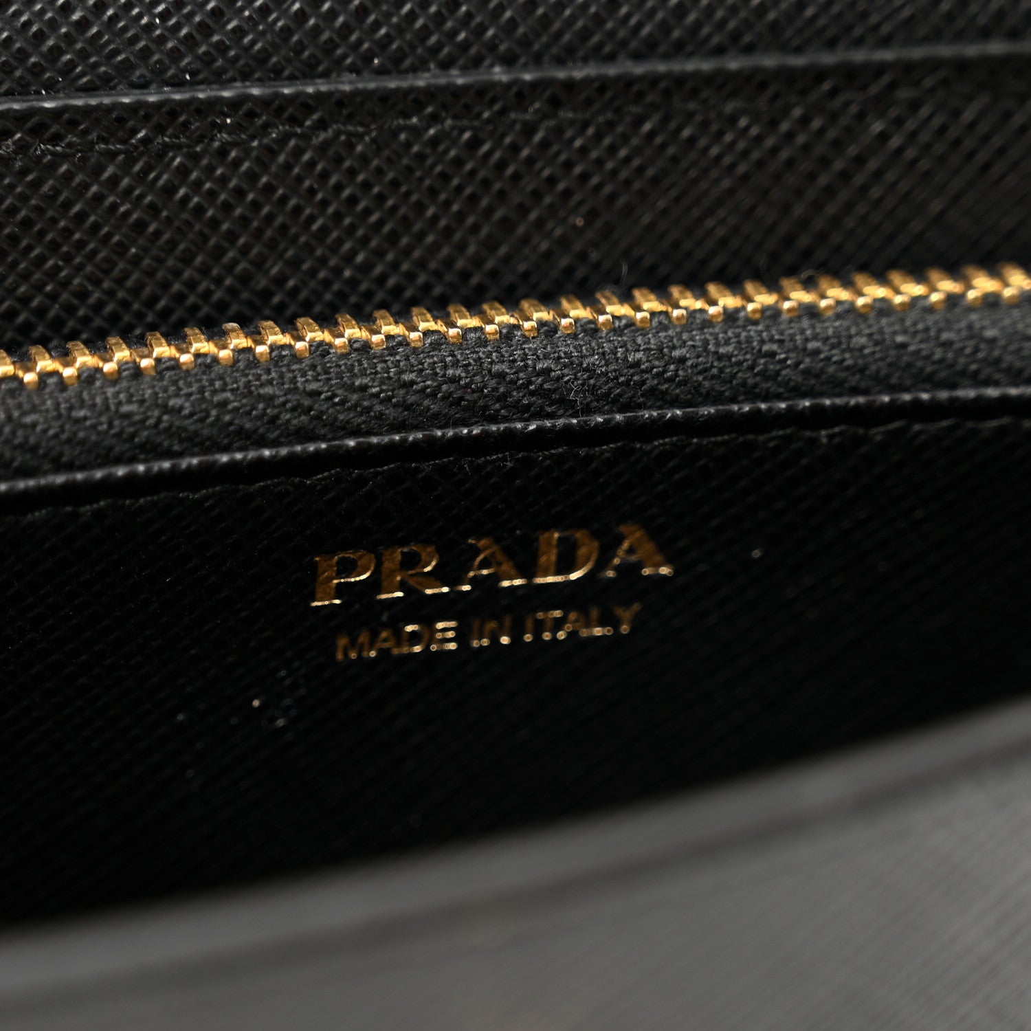 Prada Saffiano Bow Wristlet Black 6 of 6