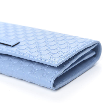 Gucci Soft Microguccissima Continental Wallet Mineral Blue 9 of 10