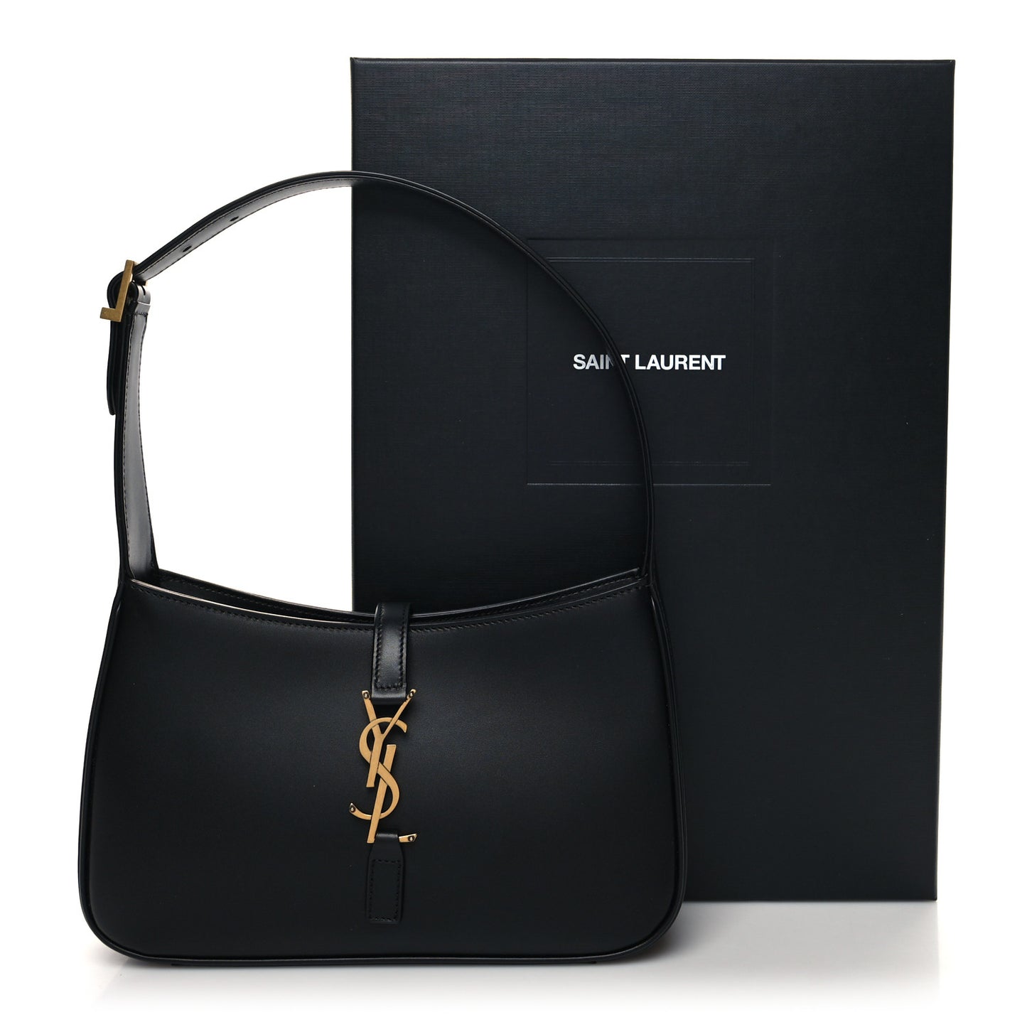 Smooth Calfskin Le 5 A 7 Hobo Black