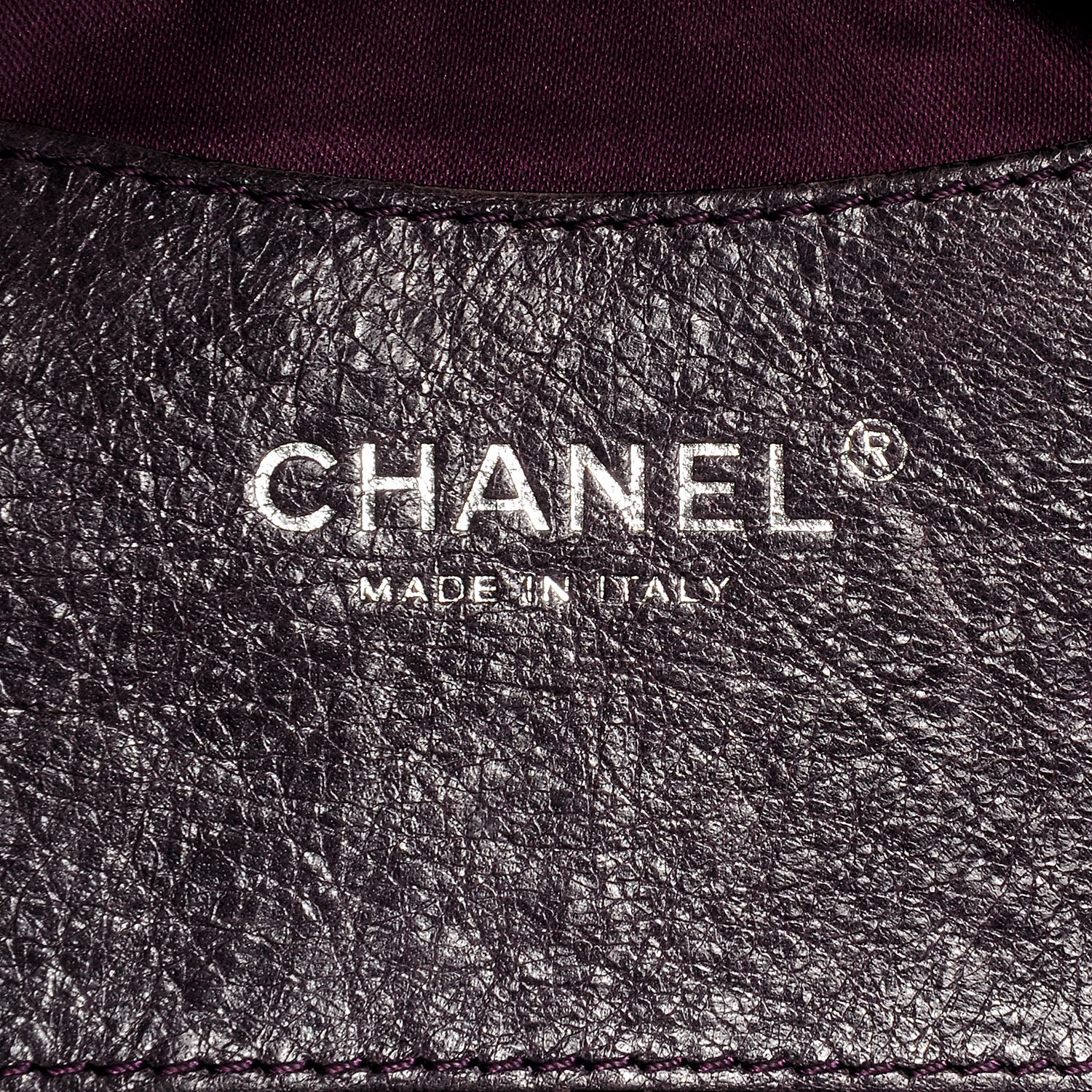 Chanel Glazed Calfskin On The Road XL Flap Purple 7 of 8