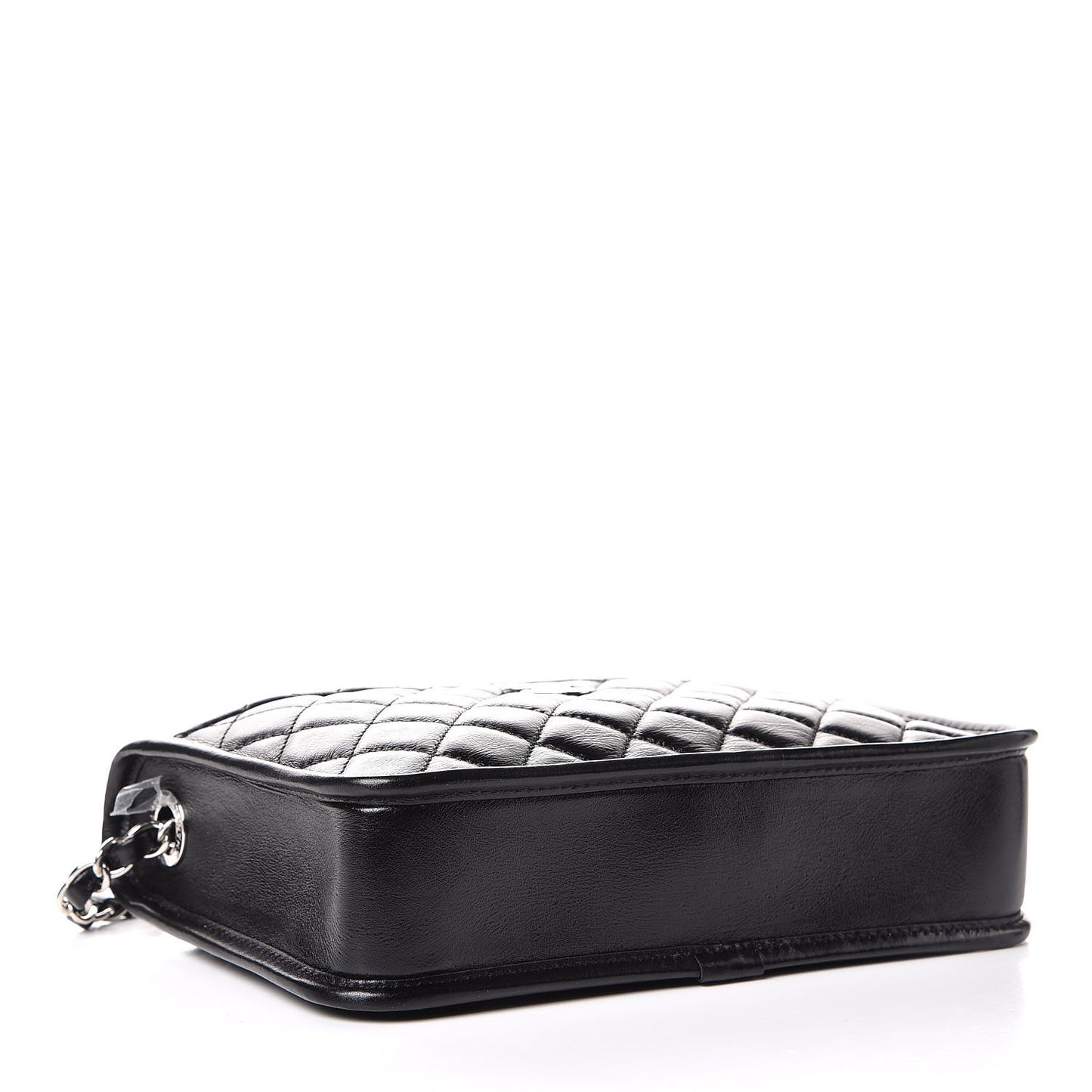 Aged Calfskin Quilted Working Vibe Camera Case Black