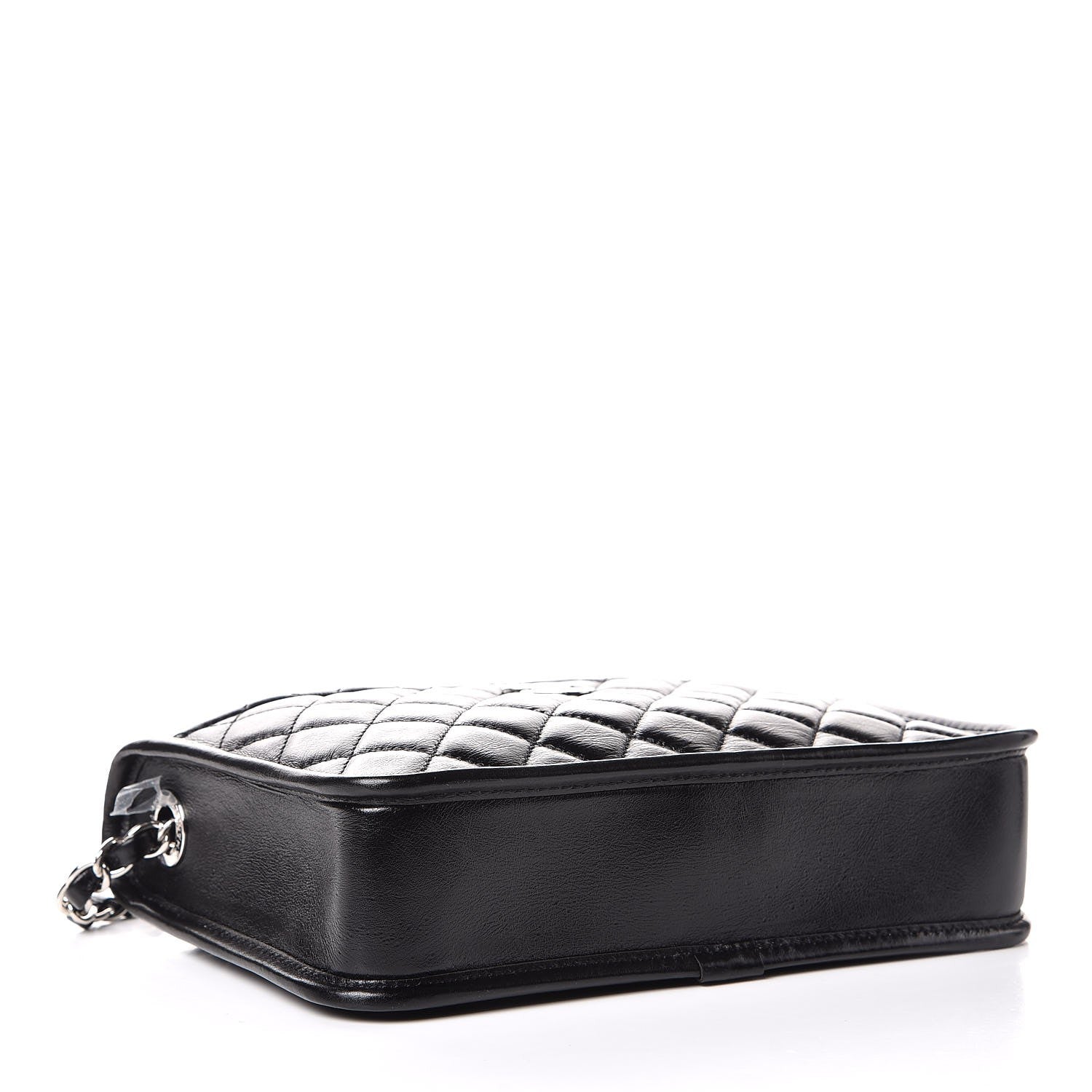 Chanel Aged Calfskin Quilted Working Vibe Camera Case Black 4 of 8