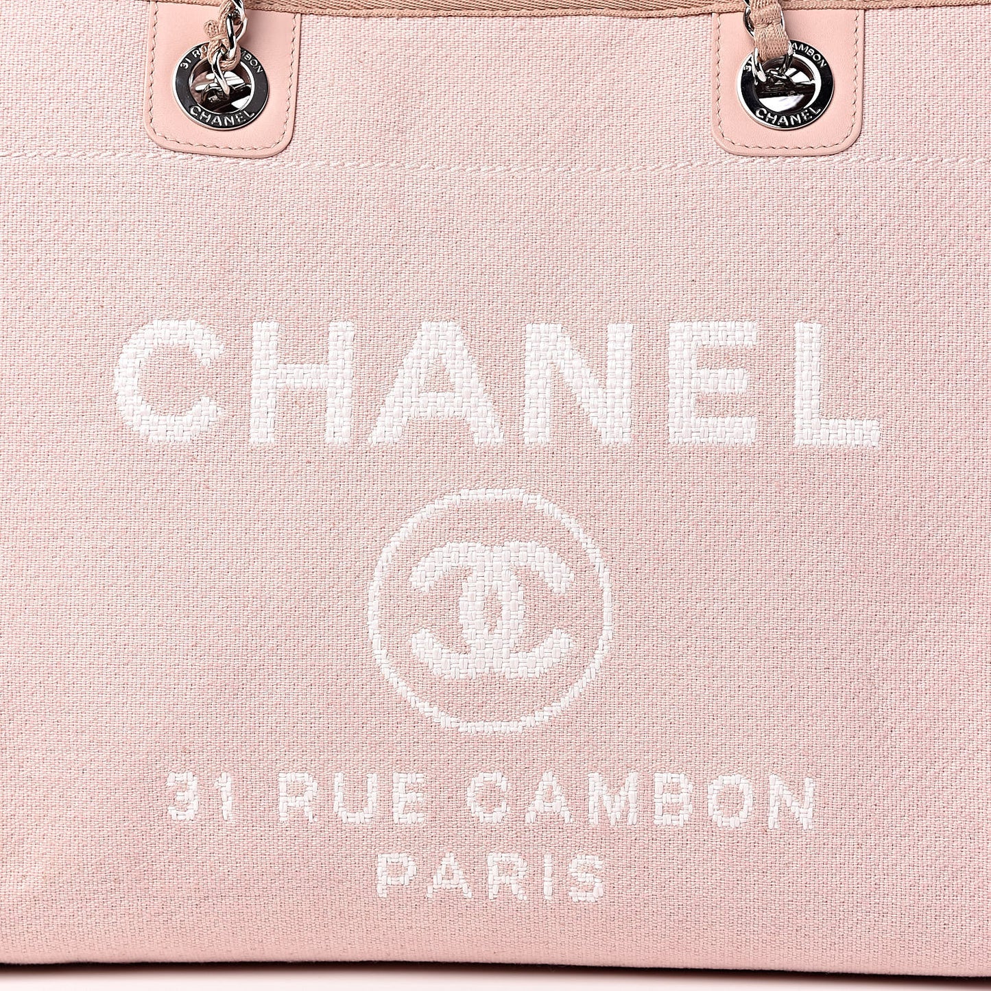 Canvas Deauville Small Tote Pink
