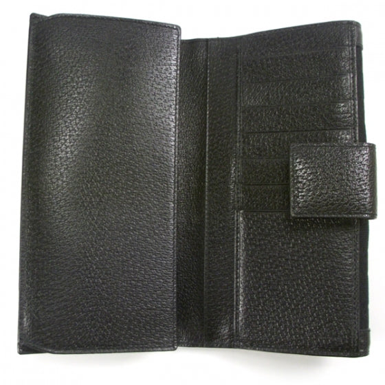 Gucci Signature Canvas French Purse Wallet Black 5 of 8