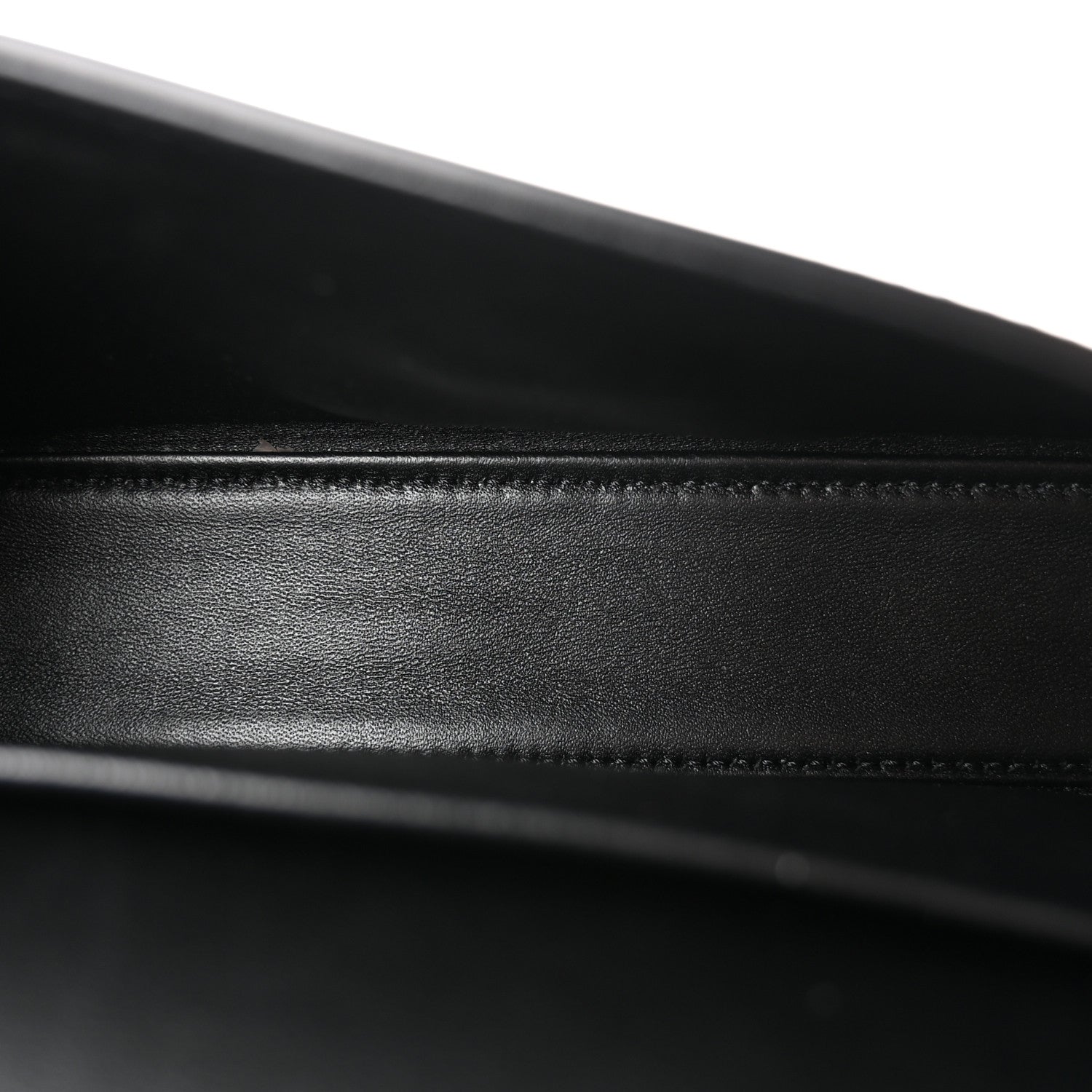 Celine Shiny Calfskin Triomphe Shoulder Bag Black 5 of 10