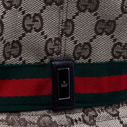 Gucci Monogram Web Bucket Hat L Brown 5 of 5