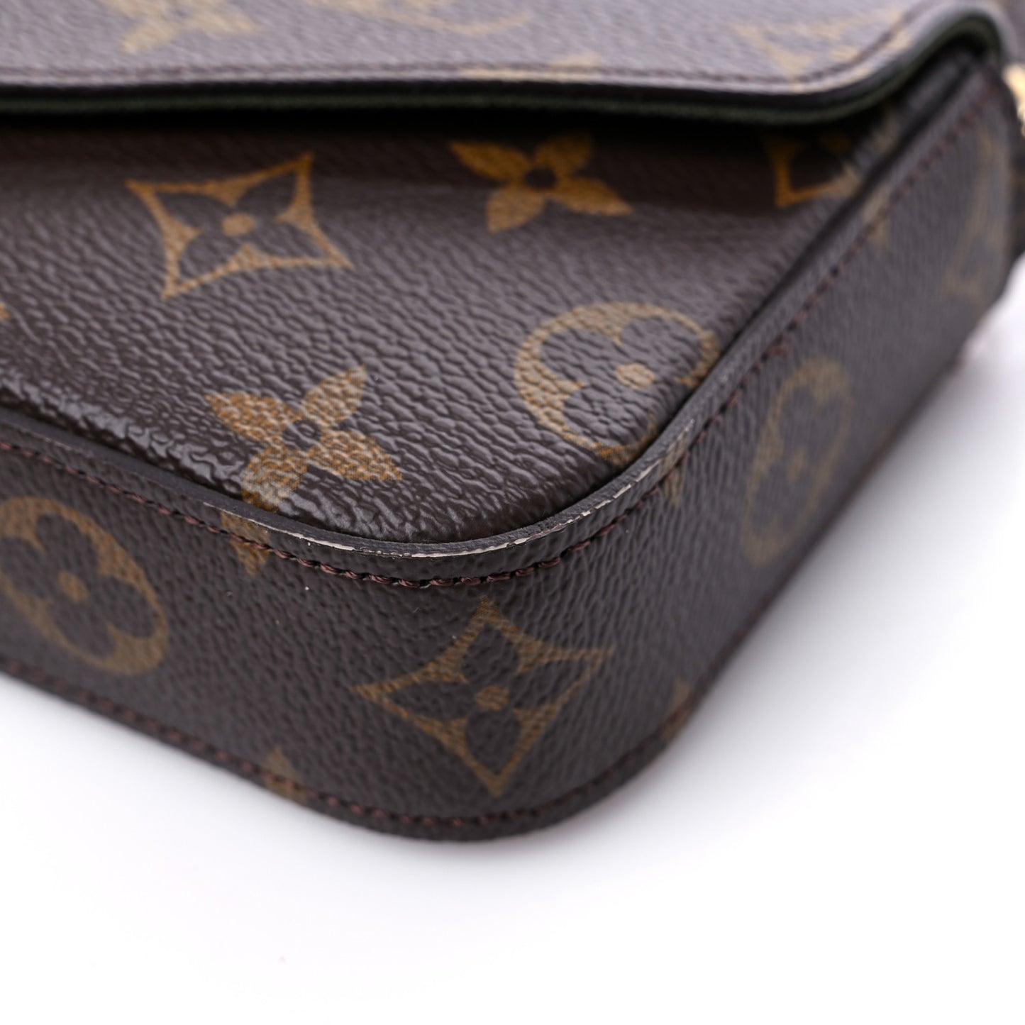 Monogram Felicie Strap & Go Kaki