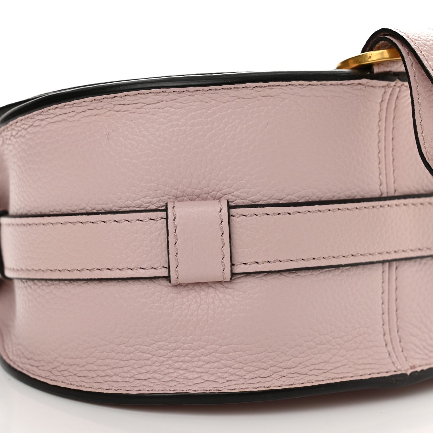 Calfskin Mini Marcie Round Crossbody Bag Misty Lavender