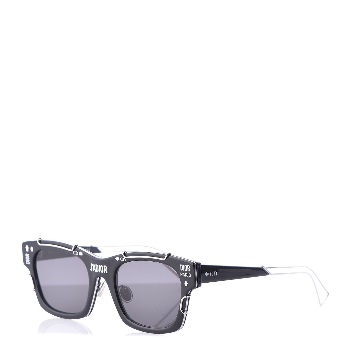 Acetate J'adior Sunglasses Black