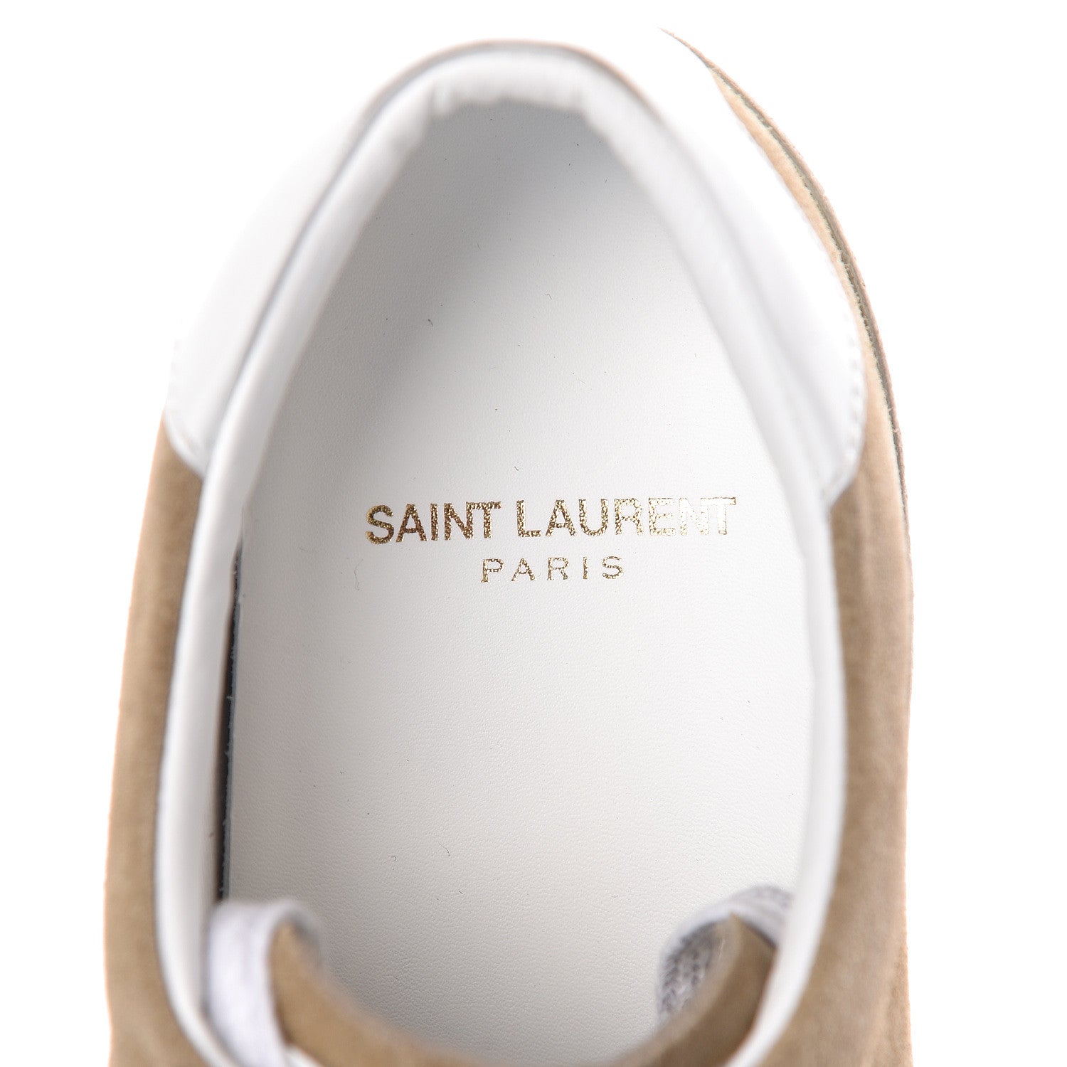 Saint Laurent Distressed Canvas Court Classic Sneakers 38 Desert 6 of 8