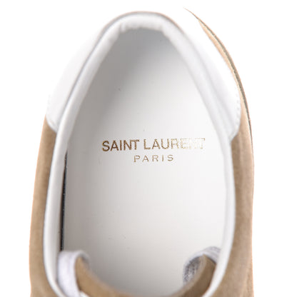 Saint Laurent Distressed Canvas Court Classic Sneakers 38 Desert 6 of 8