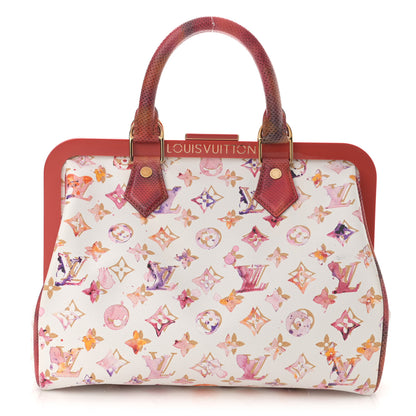 Louis Vuitton Watercolor Aquarelle Frame Speedy White 1 of 11