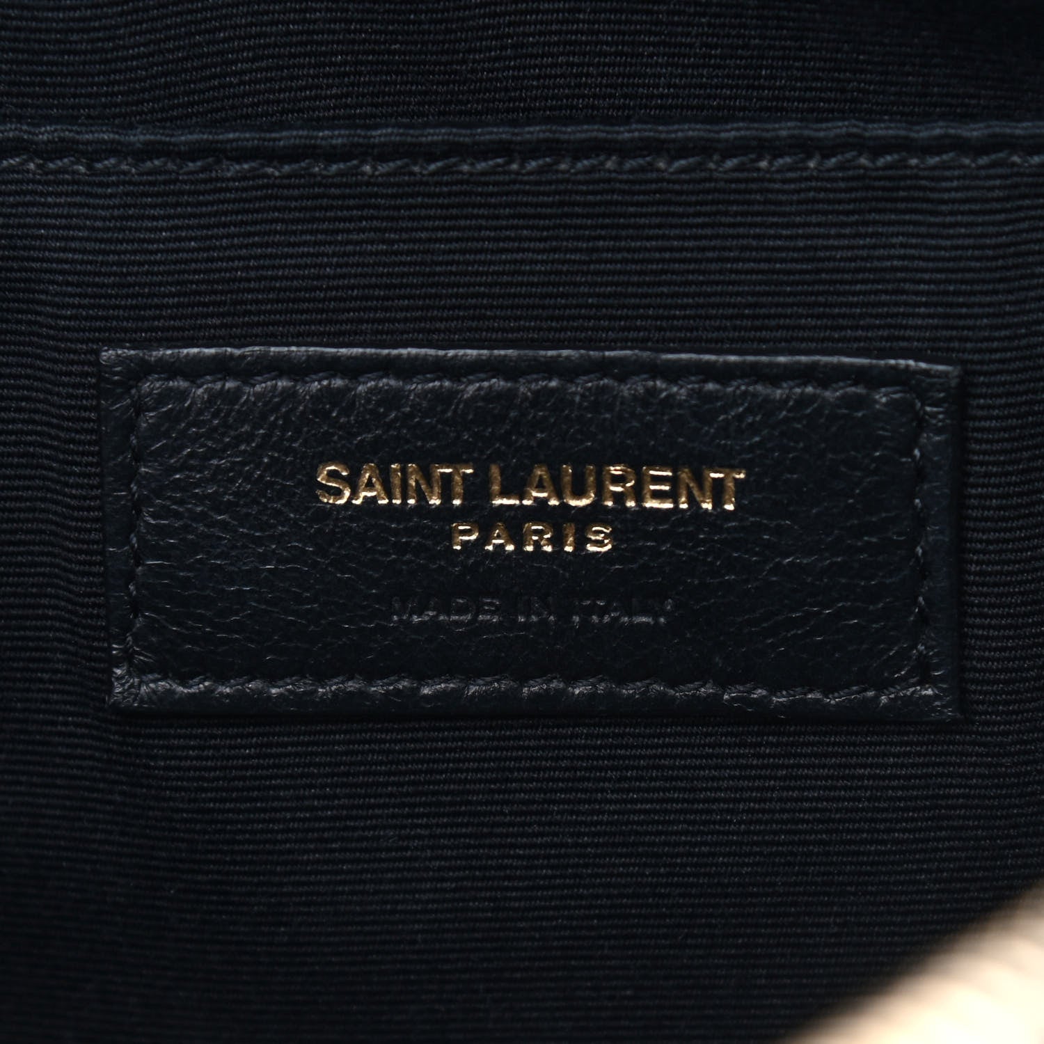 Saint Laurent Calfskin Matelasse Monogram Lou Camera Bag Black 6 of 9
