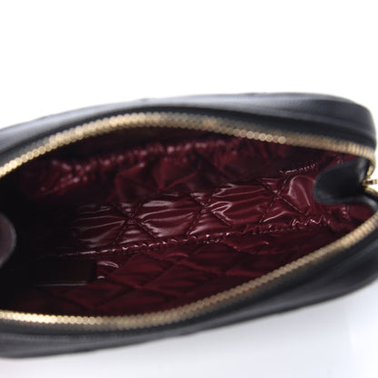 Chanel Caviar Quilted Small Curvy Pouch Cosmetic Case Black 5 of 7