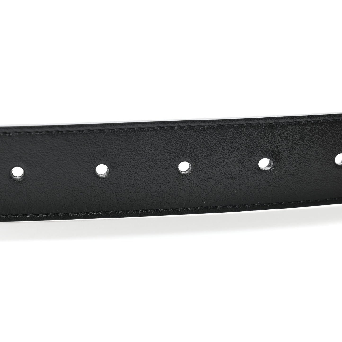Plutone Calfskin Double G 30mm Belt 75 30 Black