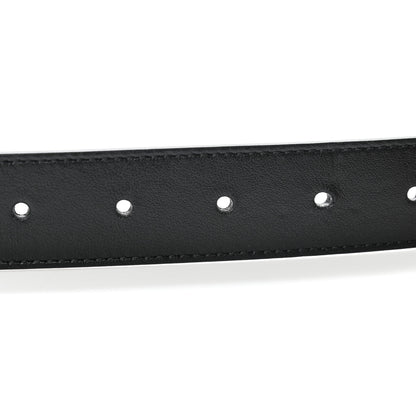 Gucci Plutone Calfskin Double G 30mm Belt 75 30 Black 4 of 5