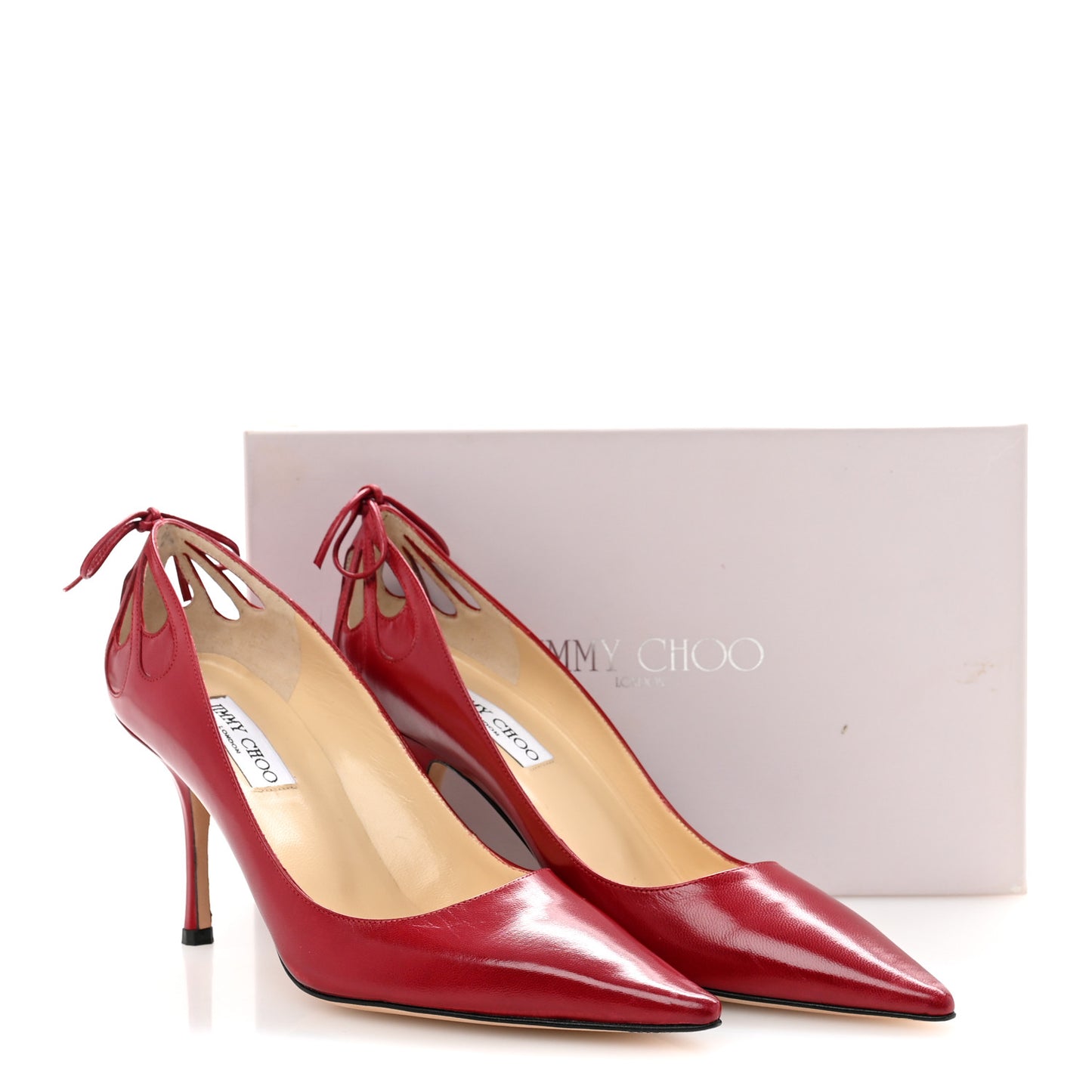 Calfskin Anouk 100 Pumps 40 Red