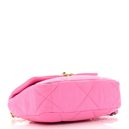 Chanel Lambskin Quilted Medium Chanel 19 Flap Pink 4 of 20