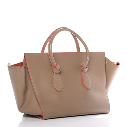Celine Crisped Calfskin Medium Tie Knot Tote Taupe 3 of 14