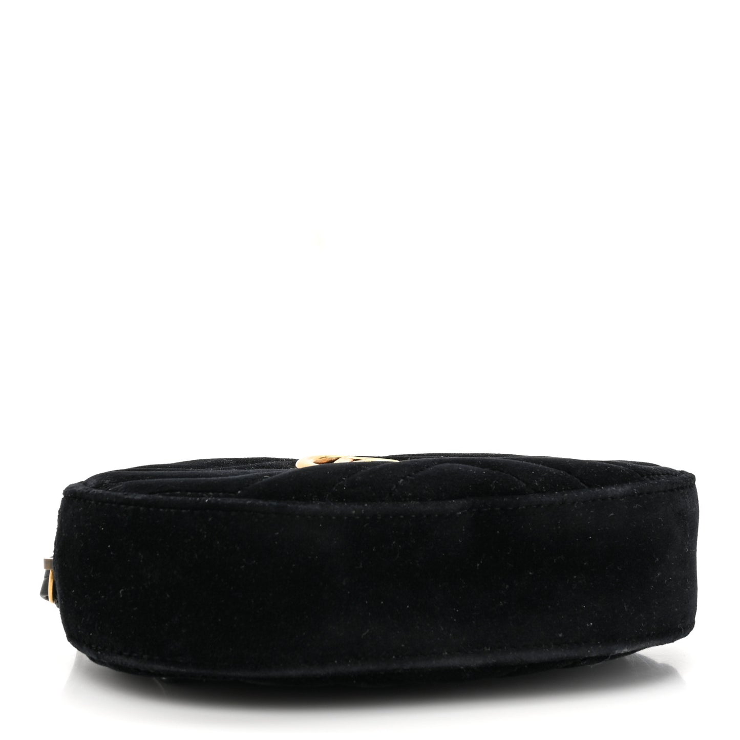 Velvet Matelasse GG Marmont Belt Bag 75 30 Black