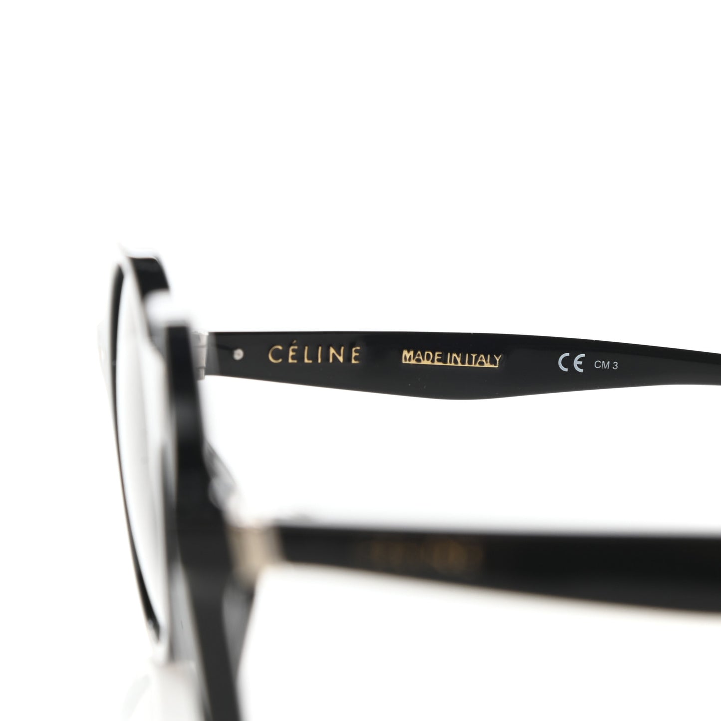 Acetate Round Sunglasses CL41434/S Black